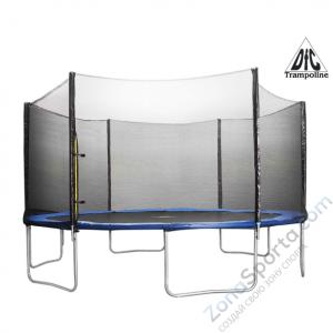 Батут DFC Trampoline Fitness с сеткой 14FT-TR-E