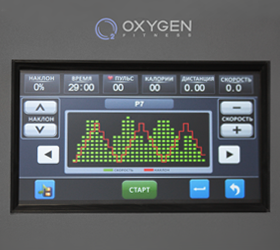 Беговая дорожка Oxygen Tesla TFT HRC