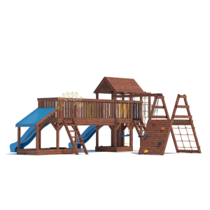 Детская деревянная игровая площадка для улицы дачи CustWood Scout SC12