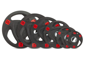 Диск 51 мм. обрезиненный с 3-мя хватами 10 кг VictoryFit VF-ST51100