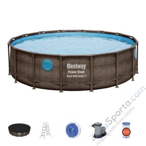 Каркасный бассейн Bestway Power Steel Swim Vista Series 56977