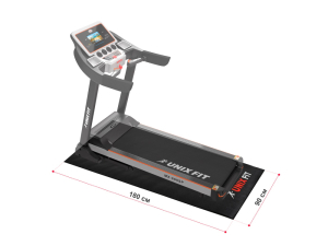 Коврик Unix Fit для кардиотренажёров 180x90x0,6 см