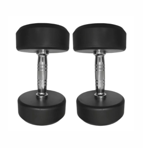 Круглые обрезиненные гантели. Ряд от 42,5 до 50 кг UltraGym