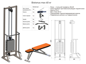 Реабилитационный тренажер DEXsport Biotonus 60 Max