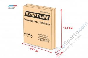 Теннисный стол Start Line Leader green