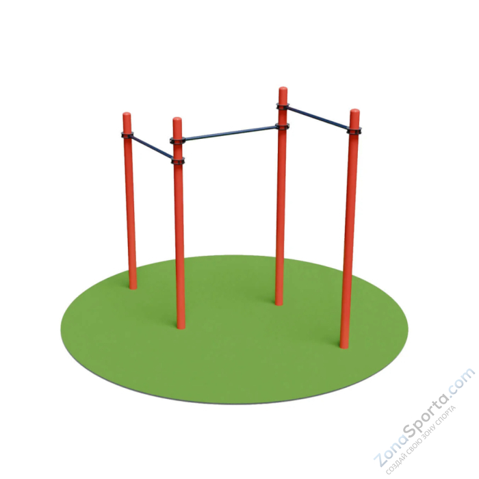 Уличный турник трехуровневый змейка DEXsport