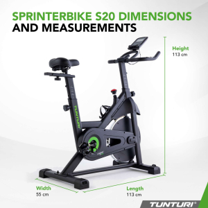 Велотренажер Tunturi Cardio Fit S20 Sprinter Bike